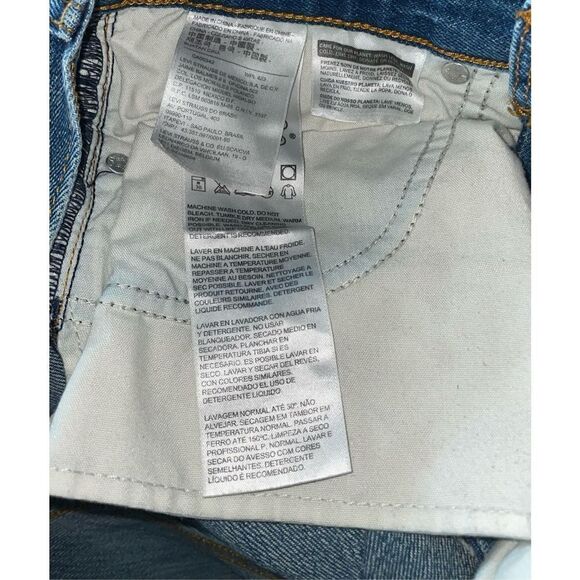 Levi's Blue Jean Shorts for Women - Picture 10 of 16